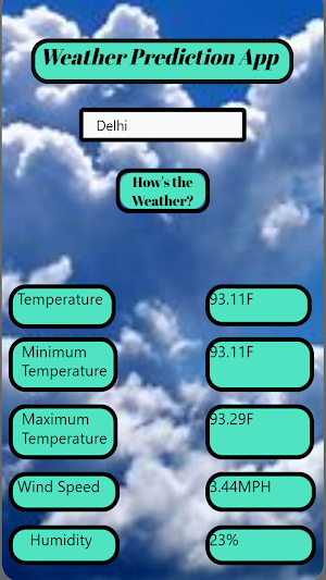 Weather Prediction by Adway Screenshot 1