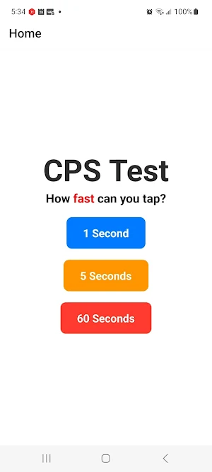 CPS Test Pro- Click Speed Test Screenshot 0
