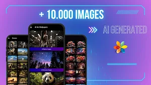 AI Art Wallpapers and Music Screenshot 1