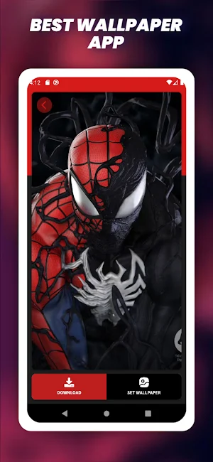 Spider Venom Wallpaper HD 4K Screenshot 1