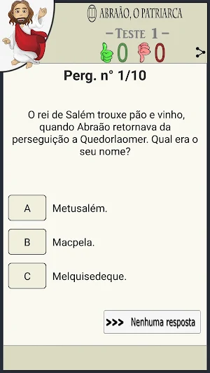 O jogo de perguntas bíblia Screenshot 3