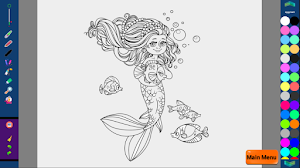 Mermaid Coloring:Kids Coloring Screenshot 3
