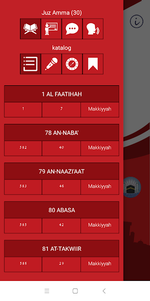 Pelajarilah Bhs Arab(Juz’ Amma–Indonesian) Screenshot 2