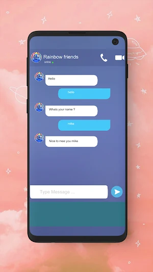 Rainbow friends fake call Screenshot 1