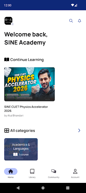 SINE ACADEMY Screenshot 2