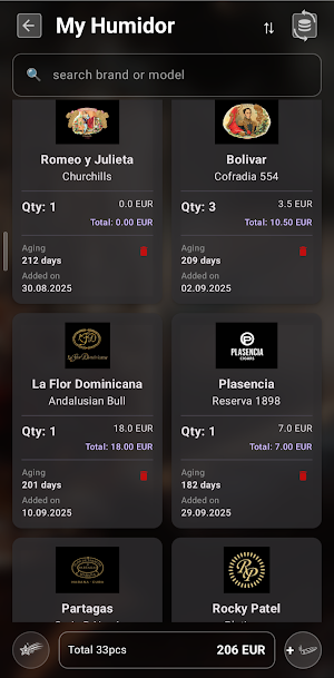 Cigar Diary & AI Sommelier Screenshot 1