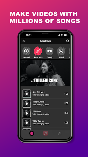 Triller: Music Video Editor Screenshot 1