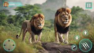 Wild Lion Simulator 3d Games Screenshot 1