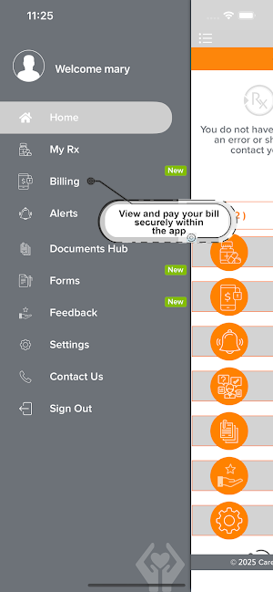 myCareMed Patient App Screenshot 2