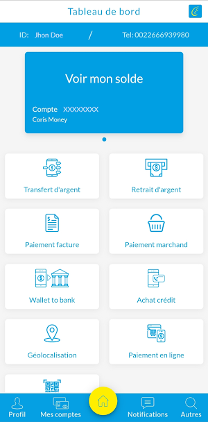 Coris Money V2 Screenshot 2