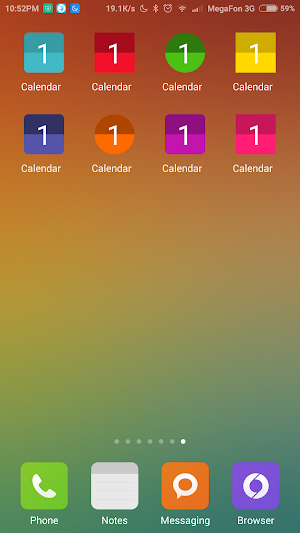 Day of the month Screenshot 2