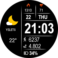 Digital Retix Watch Face