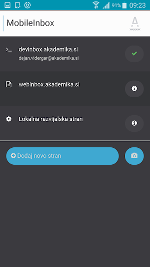 MobileInbox Screenshot 0