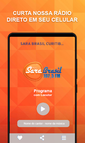 Sara Brasil Curitiba 107.5 FM Screenshot 0