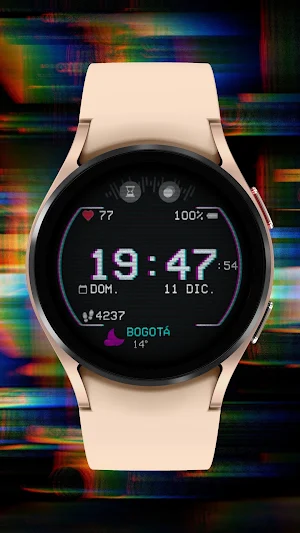 VCR Digits Watch Face Screenshot 0