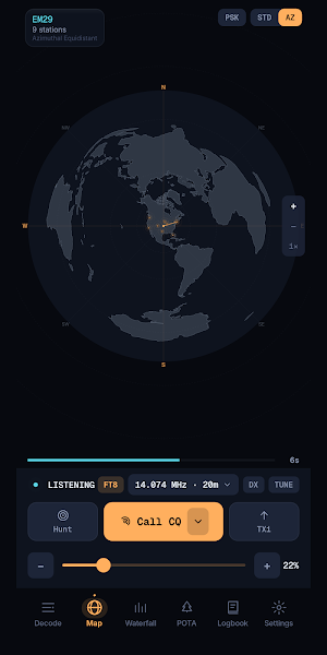 FT8AF: FT8, Ham Radio, & POTA Screenshot 1