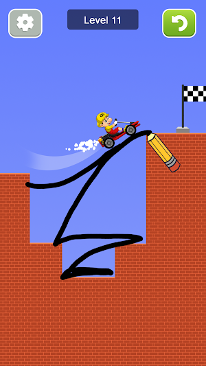 Bob's World: Draw Bridge Game Screenshot 3