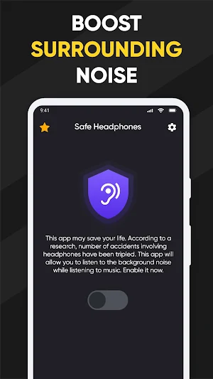 Safe Headphones Noise Reducer Screenshot 1
