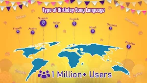 Birthday Lyrical Video Maker Screenshot 0
