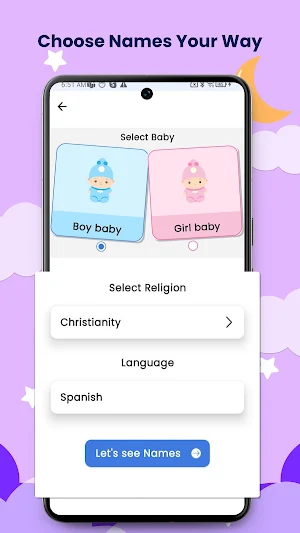 Spanish Baby Names Screenshot 1