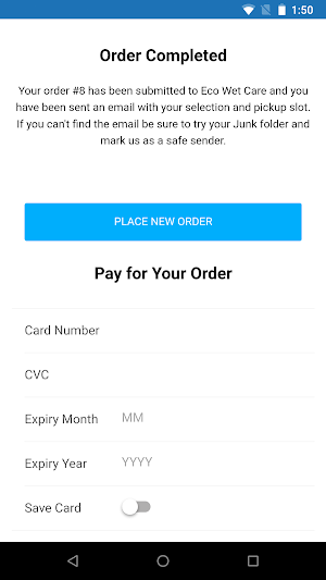 Eco Wet Care - Laundry and Dry Cleaning Screenshot 3