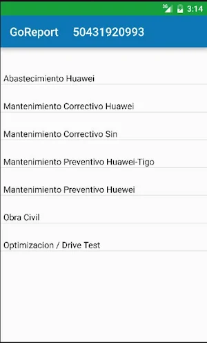 GOreportOFFline Screenshot 2