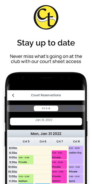 Caswell Tennis Center Screenshot 2