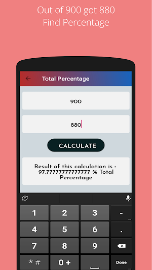 Easy Percentage Count Screenshot 1