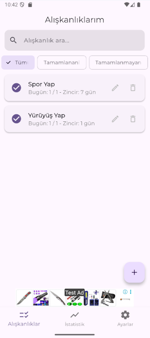 Monoton - Alışkanlık Takibi Screenshot 0