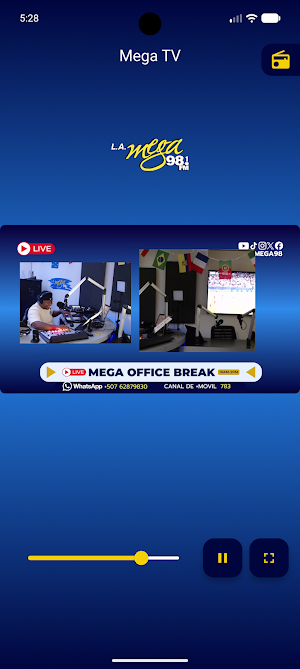 La Mega 98 FM Screenshot 1