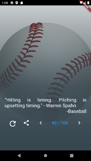 Baseball Quotes Screenshot 0