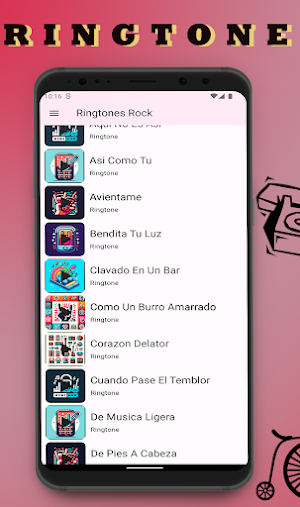 Ringtones Rock Music Screenshot 2