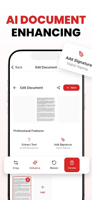 convert jpg to PDF - Scanner Screenshot 2