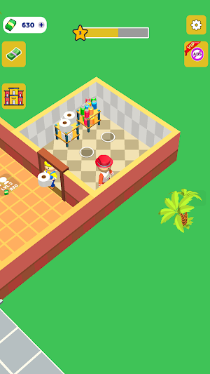 Idle Hotel Management Game 3D Screenshot 1