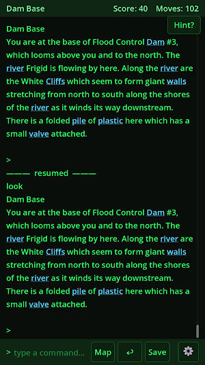Xyzzy: Interactive Fiction Screenshot 3
