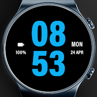 Big Font Watchface for Wear OS