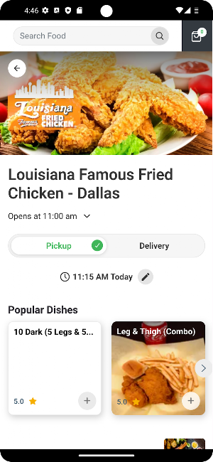 Louisiana Famous Fried Chicken Screenshot 1