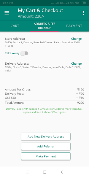FOOD 24BY7 - Order Food Online Screenshot 2