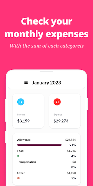 Mney: Expense, Budget, Manager Screenshot 3