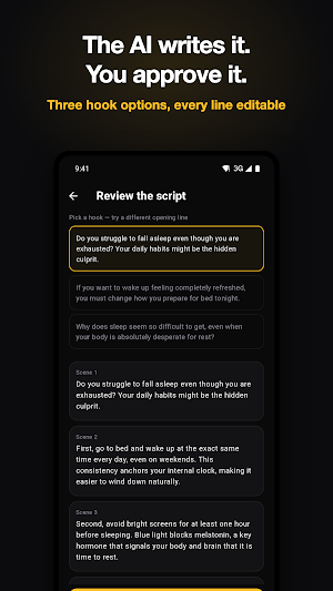 OneHook: AI Shorts Video Maker Screenshot 1