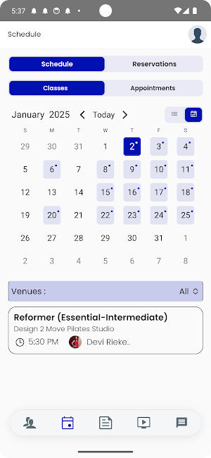D2M Pilates Screenshot 1