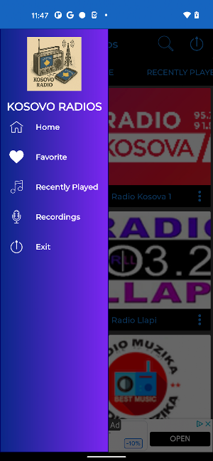 Kosovo Radio + Recorder Screenshot 2
