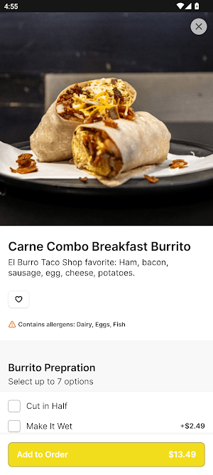 El Burrito Taco Shop Screenshot 3
