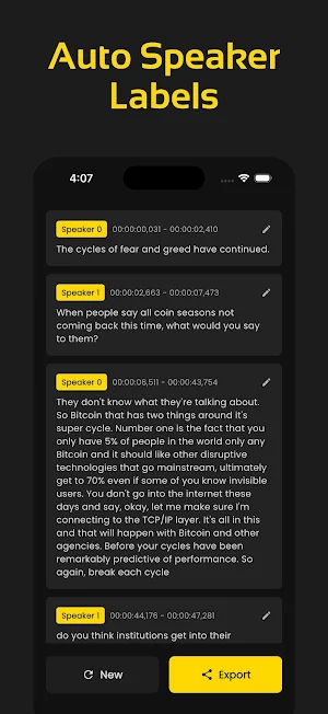 Offline Transcribe, TranscriAI Screenshot 2