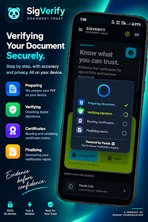 SigVerify — PDF eSign Verifier Screenshot 1