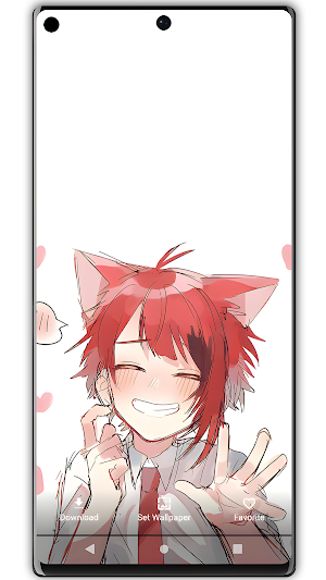 Cat Boy Anime Wallpapers 4K Screenshot 3