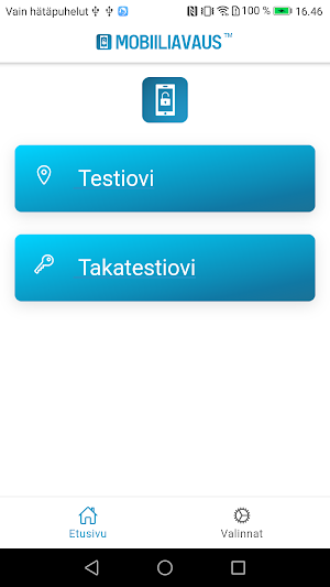 Mobiiliavaus Screenshot 0