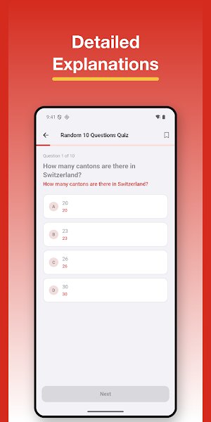 Einbürgerungstest Schweiz Screenshot 2