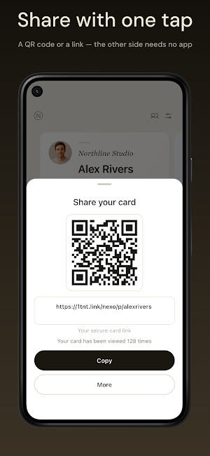 Nexo: Contacts & Business Card Screenshot 3