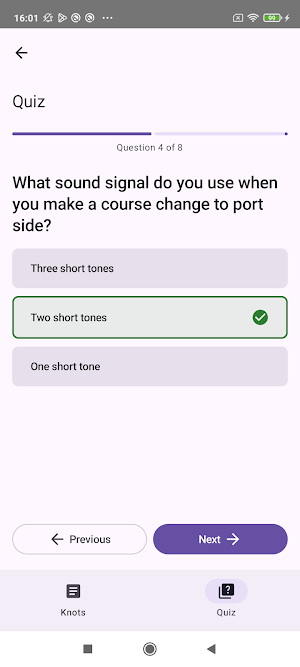 SBF Knots - Sailing knots Screenshot 3